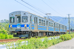 [弘南鉄道大鰐線宿川原～鯖石間] 19列車、7000系7033F