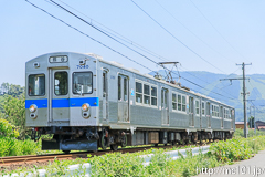 [弘南鉄道大鰐線宿川原～鯖石間] 貸切551列車、7000系7039F