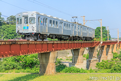 [弘南鉄道大鰐線石川プール前～石川間] 7列車、7000系7033F、後追い