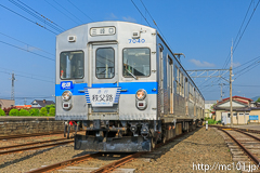 [弘南鉄道大鰐線津軽大沢車両検修所] 7000系7039F、急行秩父路号(秩父路ミニサボ付き)三峰口行表示
