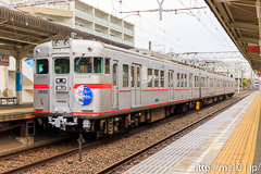 [山陽電鉄山陽塩屋駅] 1022K列車、3000系3000F、後ろから