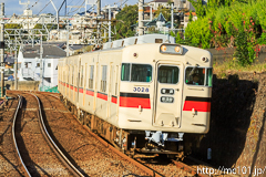 [山陽電鉄須磨浦公園～山陽塩屋間] 722列車、3000系3028