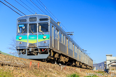 [秩父鉄道大野原～秩父間] 1517列車、7000系7001F