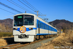 [秩父鉄道野上～長瀞間] 1001列車急行開運1号、6000系6002F