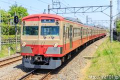 [西武多摩川線新小金井駅] 159列車、101系247F