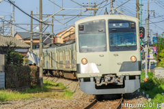 [西武多摩川線競艇場前駅付近] 203列車、101系245F