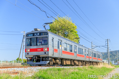 [上田電鉄別所線大学前～下之郷間] 36列車、1000系1001F