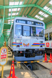 [上田電鉄別所線下之郷駅] 1000系1002F、庫内にもう1本いた、本日はお休み、自然と友だち1号こと1002F