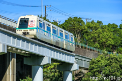[山万ユーカリが丘線女子大～中学校間] 85列車、1000形1002F、こあら2号