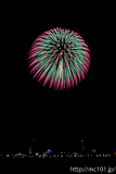 [第44回金沢まつり花火大会] No.7 7寸玉 1発「昇朴付 緑紫菊」)