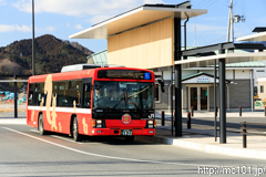 [大船渡線陸前高田駅] BRT104便