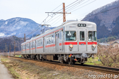 [長野電鉄夜間瀬～上条間] 319列車、3500系N8編成