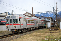 [長野電鉄湯田中駅] 324列車、3500系N6編成
