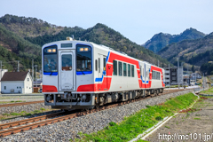 [三陸鉄道リアス線鵜住居駅] 15D、36-700形36-718+36-717