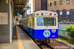 [四日市あすなろう鉄道内部線あすなろう四日市駅] 1651列車、260系U61編成、後ろから