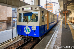[四日市あすなろう鉄道内部線あすなろう四日市駅] 1653列車、260系U61編成