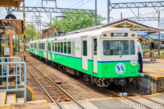 [四日市あすなろう鉄道内部・八王子線日永駅] 1142列車、260系U62編成