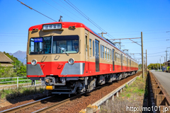 [三岐鉄道三岐線大安駅付近] 16列車、801系803F