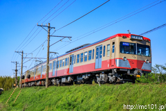 [三岐鉄道三岐線保々～北勢中央公園口間] 34列車、801系803F