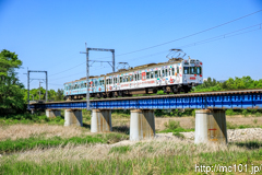 [三岐鉄道三岐線大安～三里間] 25列車、101系101F、後追い