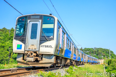 [仙石線手樽～陸前富山間] 5574D仙石東北ライン快速(緑)、HB-E210系C-2編成他