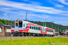 [三陸鉄道リアス線鵜住居～大槌間] 5010D、36-700形36-703+36-718