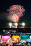 [酒田花火ショー2019] 第2部 水上アートスペクタル 愛の不思議 3「パイプ・ラインエンジニアリング(株)提供花火(2)