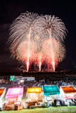 [酒田花火ショー2019] 第2部 水上アートスペクタル 愛の不思議 5「(株)平田牧場」提供花火(2)