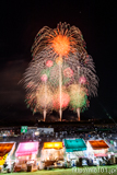[酒田花火ショー2019] 第2部 水上アートスペクタル 愛の不思議 5「(株)平田牧場」提供花火(3)