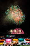 [酒田花火ショー2019] 第4部 Smile ～Jazz Meets HANABI～ 12「市民号」水上スターマイン地上と天空の競演(1)
