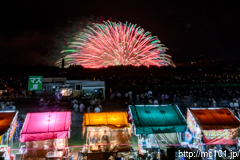 [酒田花火ショー2019] 第4部 Smile ～Jazz Meets HANABI～ 12「市民号」水上スターマイン地上と天空の競演(2)