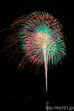 [第58回北上・みちのく芸能まつり トロッコ流しと花火の夕べ] 第4部 東京オリンピック・21. 7号玉8号玉5連発