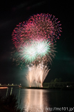 [第58回北上・みちのく芸能まつり トロッコ流しと花火の夕べ] 第4部 東京オリンピック・22. スペシャルスターマイン(1)