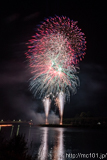 [第58回北上・みちのく芸能まつり トロッコ流しと花火の夕べ] 第4部 東京オリンピック・22. スペシャルスターマイン(2)