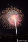 [第58回北上・みちのく芸能まつり トロッコ流しと花火の夕べ] フィナーレ・30. 7号玉8号玉10号玉・20連発