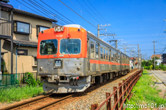 [北陸鉄道浅野川線上諸江～磯部間] 26列車、8000系8802F、狭幅・片開き